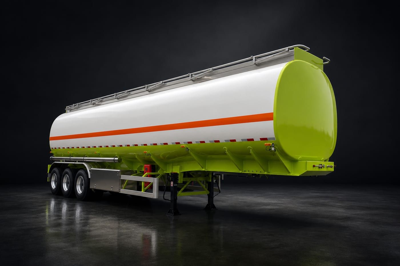 Fuel tanker semi-trailer